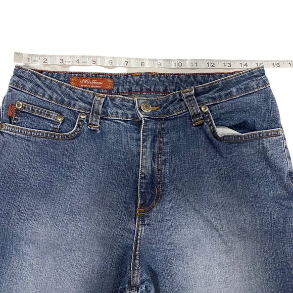 MU Authentic Dungarees Makers Boot Cut Jeans Size 14 - Picture 10 of 10